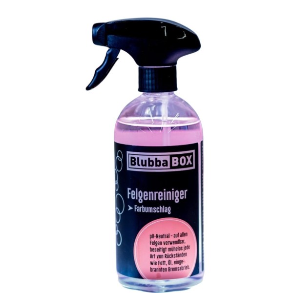Felgenreiniger pH-Neutral mit Farbumschlag 0,5 Liter mit Sprühkopf