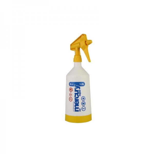 Mercury Super PRO+ 360 Grad VITON gelb Sprühflasche 1,0 Liter