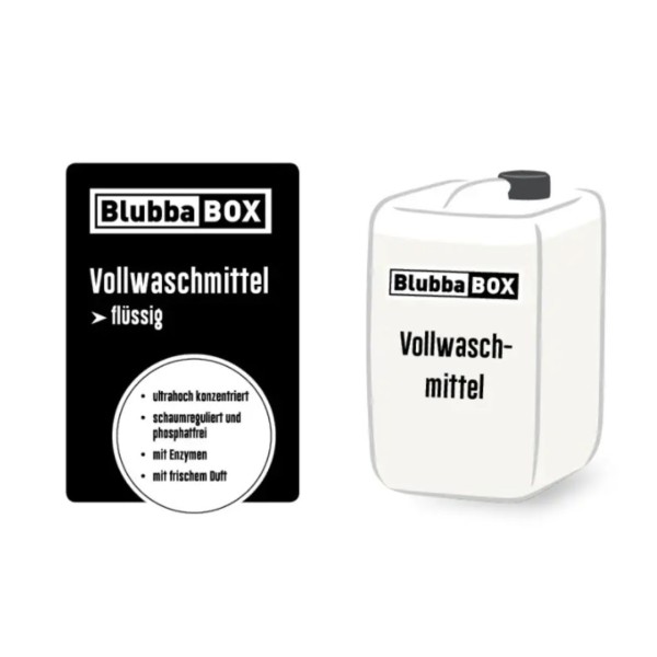 BlubbaBOX Microfaserwaschmittel flüssig 5L Kanister